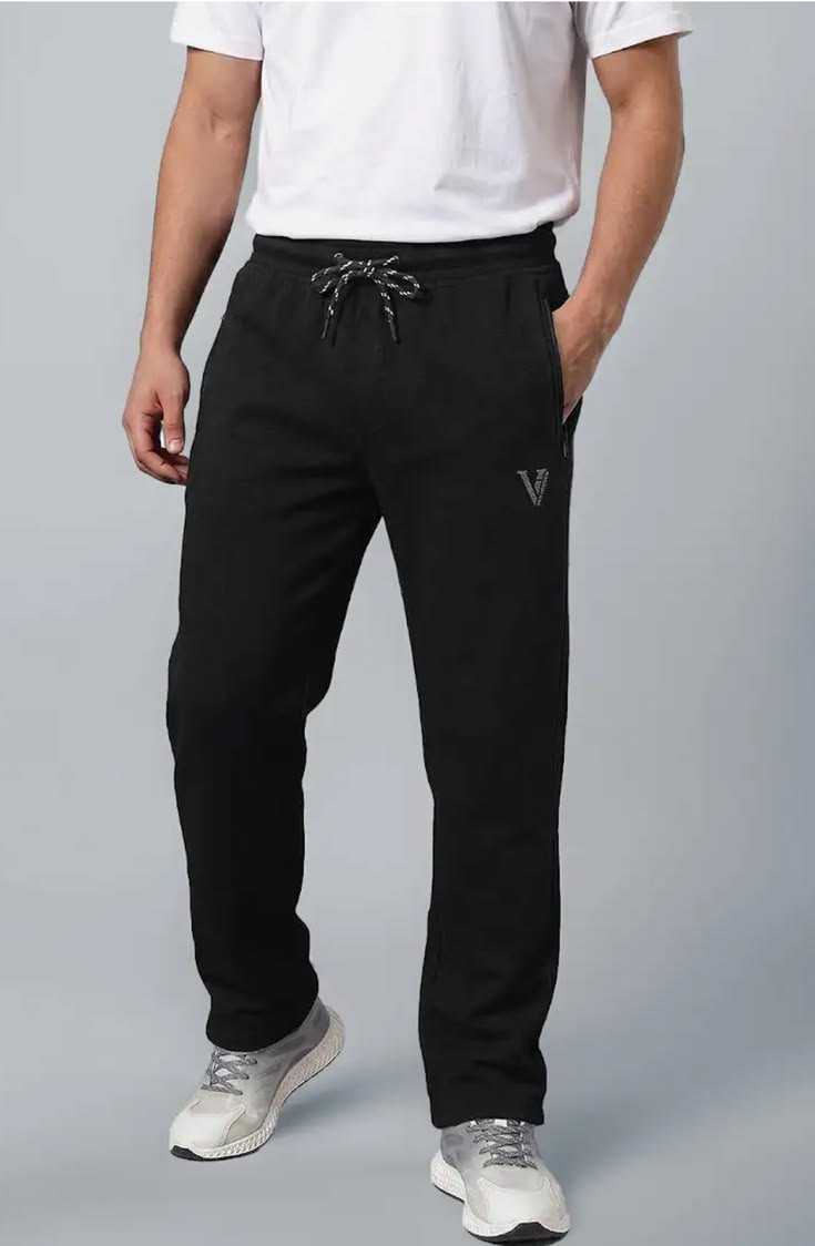 Essential Black Track Pants